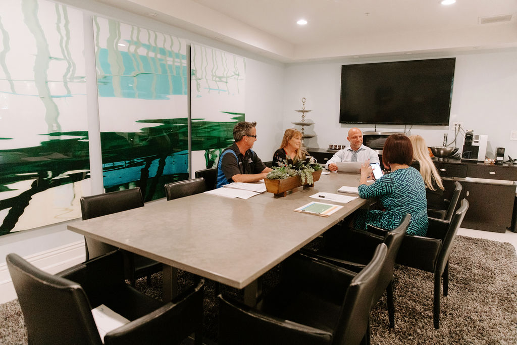 professionals discussing treated addictions