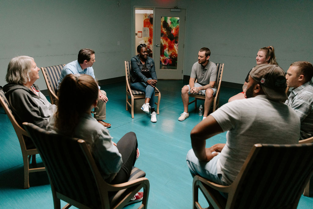 group therapy circle